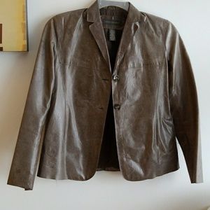 Banana Republic leather jacket, size 4